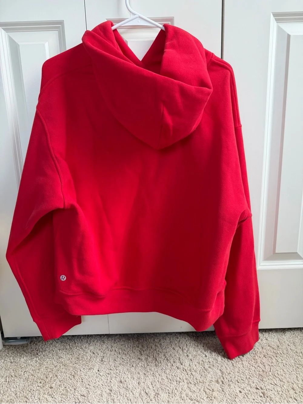 lululemon Women's Steady State SuperLoft Hoodie Oxford Red Size M